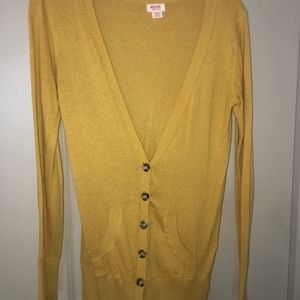 Mustard Cardigan Sweater